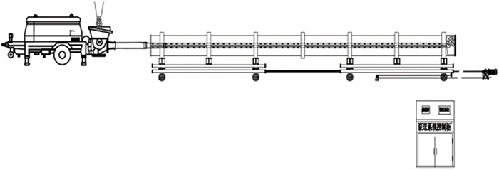 管桩泵送布料自动控制系统示意图